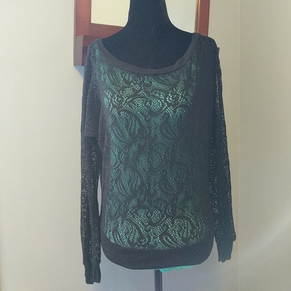 Black Lace Top